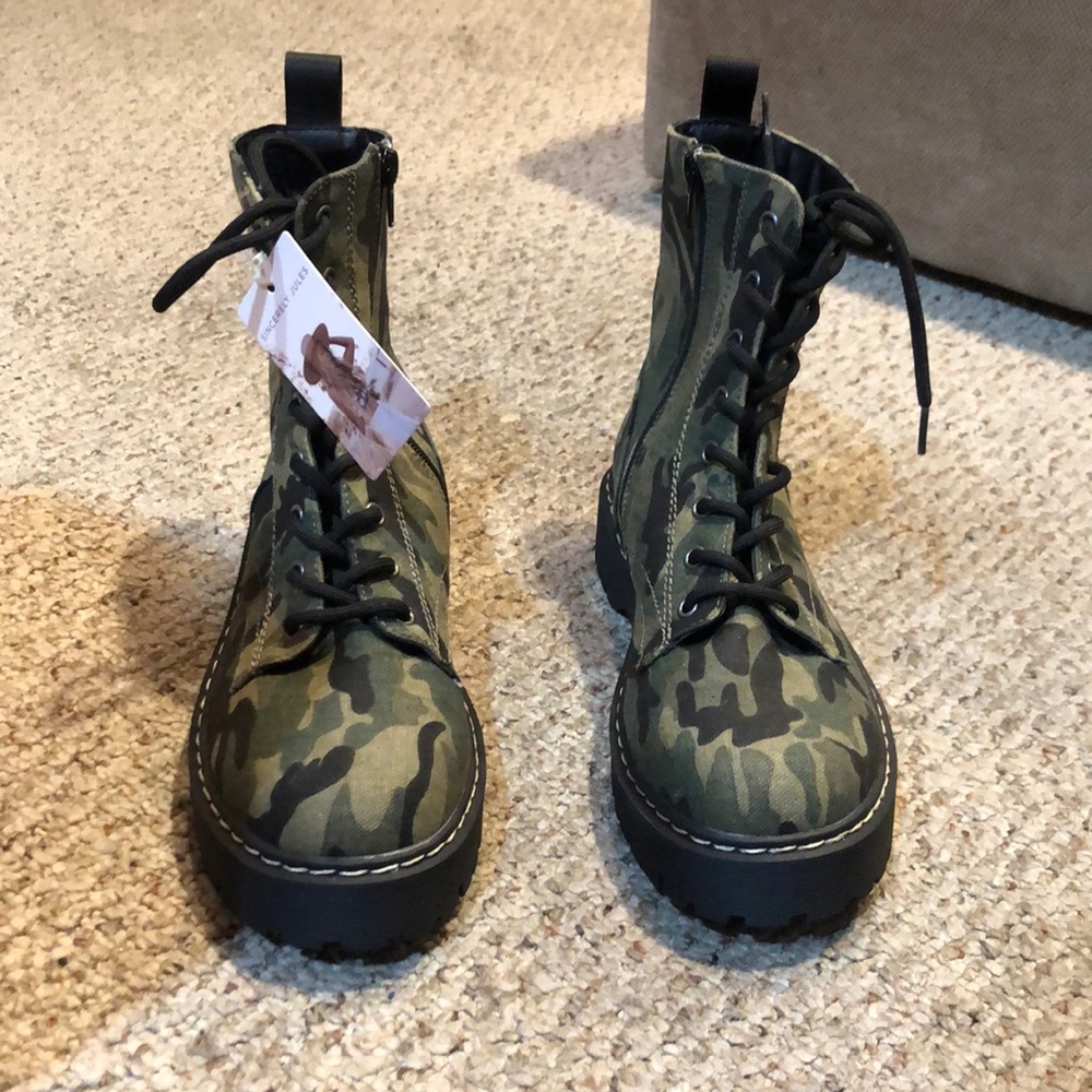 Sincerely Jules Harley combat boot